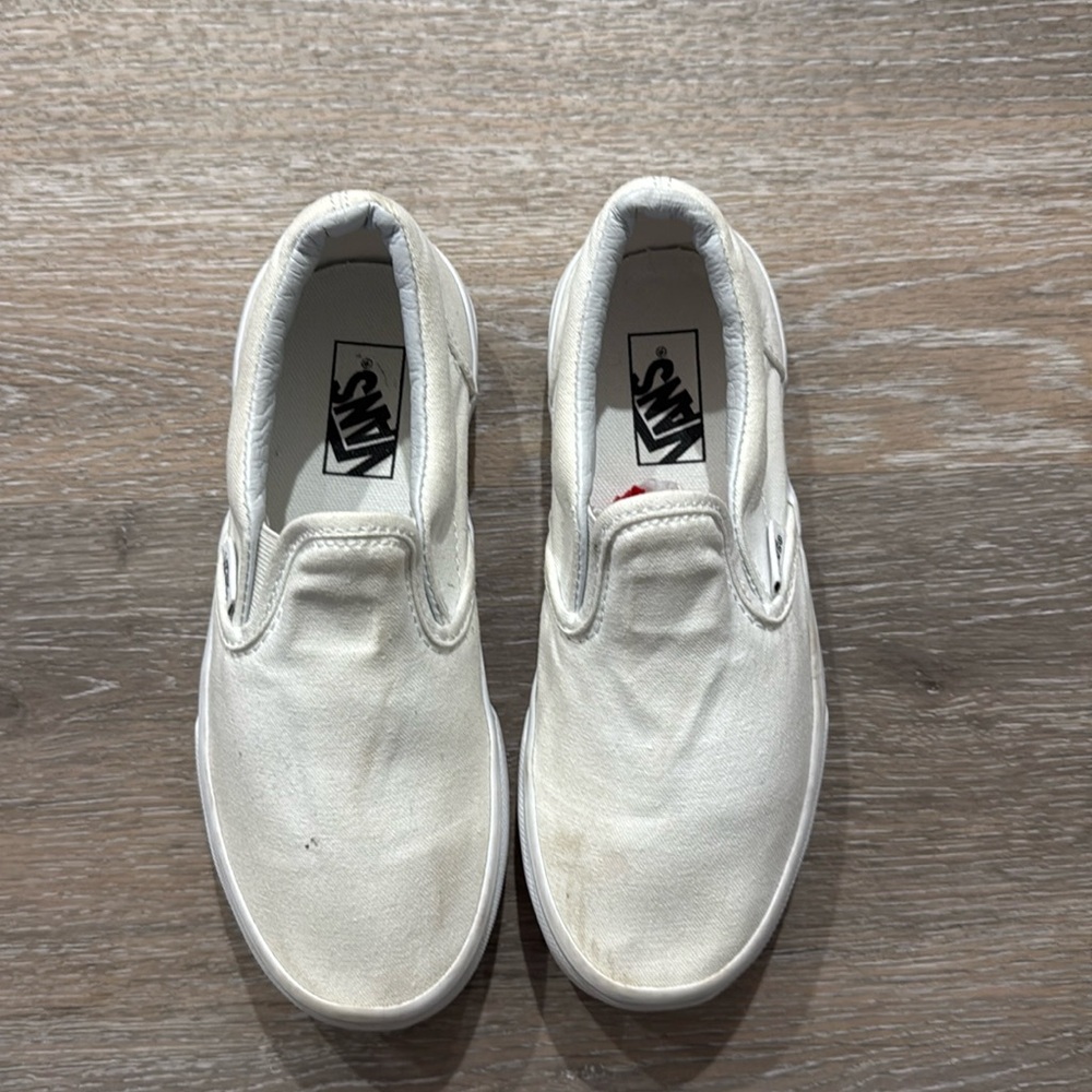 Vans for kids white size US 1.2 shoes.